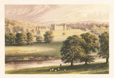 Floors Castle, Roxburghshire, Skotlanti.