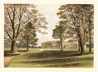 Hamiltonin palatsi, Lanarkshire, Skotlanti. ,1880 (kaiverrus)