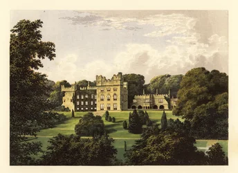 Hutton Hall, Cumbria, Englanti. ,1880 (kaiverrus)