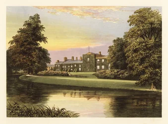 Netherhall, Cumberland, Englanti. ,1880 (kaiverrus)