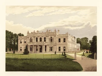 Rolleston Hall, Staffordshire, Englanti.