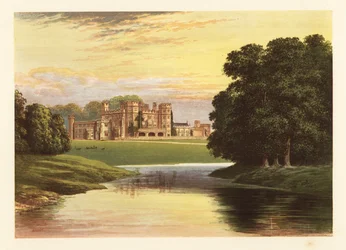 Sundornen linna, Shropshire, Englanti. ,1880 (kaiverrus)