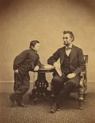 Abraham Lincoln ja hänen poikansa Thomas (Tad)