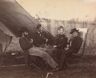 [Neljä upseeria], n. 1864.