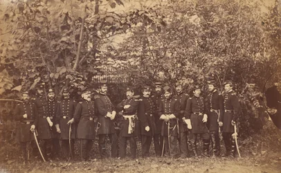 Kenraali McClellan ja esikunta, n. 1863.