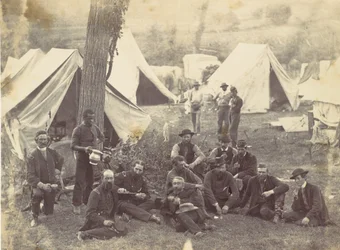 Ryhmä Potomacin armeijan päämajassa, Antietam, lokakuu 1862, 1862.
