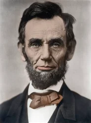 Abraham Lincolnin (1809-1865), Amerikan yhdysvaltojen 16. presidentin, muotokuva