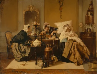 Sairas nainen, 1866
