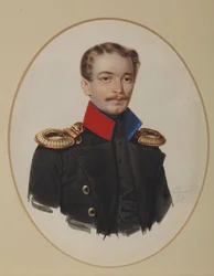 Muotokuva Platon Ivanovich Panshinista 1817-1863, 1841