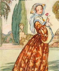 Anne Boleyn, c1507-1536. Henrik VIII:n vaimo ja puoliso, kuningatar Elisabet I:n äiti, 1937