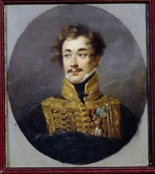 Kreivi Aleksanteri Olsufjevin (1790-1853) muotokuva. (Kreivi Aleksanteri Olsufjevin muotokuva). Alexander (Alexandre) Molinarin (1772-1831) maalaus öljy kankaalle