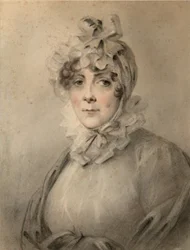 Kreivitär Anastasia Nikolaevna Shcherbatovan muotokuva -1810, os. Dolgorukova