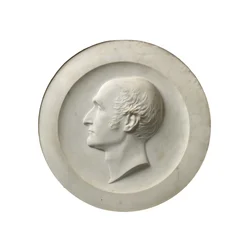 Revd Dr Henry Wellesleyn profiilimuotokuva, 1856 (carraran marmori)