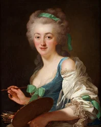 Anne Vallayer-Costerin muotokuva 1744-1818, 1783.