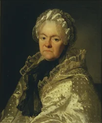 Kreivitär Jekaterina Andrejevna Tšernyševan muotokuva, os. Ushakova 1715-1779, 1776
