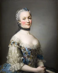 Katarzyna Mniszechin muotokuva, os. Zamoyska 1722-1771, 1753