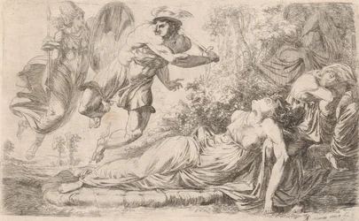 Perseus ja Sleeping Medusa, 1774.