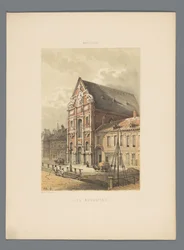 Augustinuksen kirkko Maastrichtissa Les Augustins (otsikko esineessä) Monuments de Maastricht (sarjan nimi)
