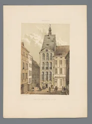 Vanha kaupungintalo Maastrichtissa Ancien Hôtel-de-ville (otsikko esineessä) Monuments de Maastricht (sarjan nimi)