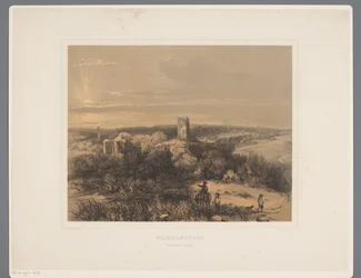 Wilhelmsteinin linnan rauniot Wilhelmstein, Chateau-linnoitus ja rauniot (nimi esineessä) Rolduc et ses environs (sarjan nimi)