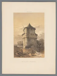 Wycker Kruittoren Maastrichtissa Jauhelehti (otsikko esineessä) Maastrichtin monumentit (sarjan nimi)