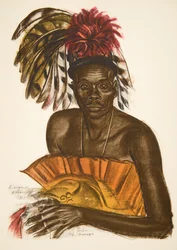 Tuba, päällikkö Matchaga (Niangara (haut Ouelle), teoksesta Dessins et Peintures d