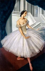 Balerina Anna Pavlovan muotokuva 1881-1931, 1924