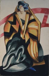 Imettäjä. Pukusuunnitelma W. Shakespearen näytelmään "Romeo ja Julia", 1921