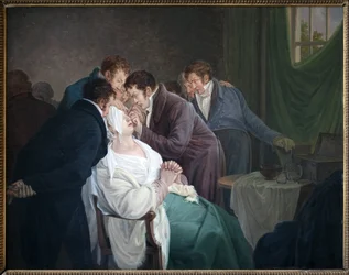 Paroni Guillaume Dupuytrenin (1777-1835) kaihileikkaus. Alexandre Jean Drahonet