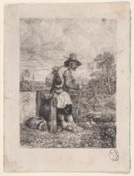 Kerjäläinen, 1833-38.