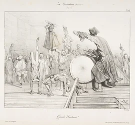 Great Jumpers!, elokuvasta La Caricature, 1823-60.