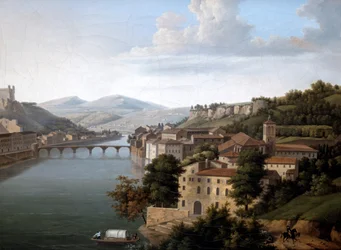 Näkymä Rhonelle. c1777-1840