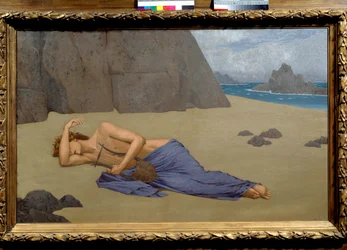 Alexandre Seonin (1855-1917) Orphe-maalauksen valitus 1896. Dim. 0,73 x 1,16 m. Musee d