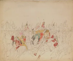 Maharaja Sher Singh Punjabista ja hänen hovistaan, 1846