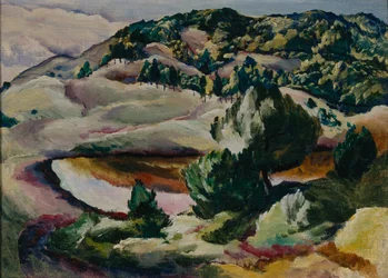 Korolkovsky Dachas. Pond in the Hills, 1918