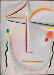 Abstrakti pää: Valaistuminen II, 1919.