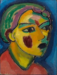 Runoilija Mystinen pää, 1917.