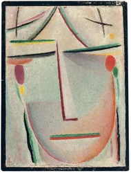 abstrakti pää; Abstract Head, n. 1921