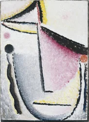 Abstrakti pää: Mietteliäs, 1929-1930