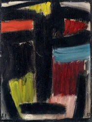 Meditaatio - Aleksei von Javlenskyn (Alexi von Jawlensky, Alexej von Javlenski) (1864-1941) teos, öljy pahville