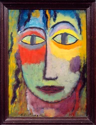 Meduusa. Venäläisen Aleksei von Javlenskin maalaus (Alexi von Jawlensky, Alexej von Javlenski) (1864-1941), 1900-luku. Lyon, Musee des Beaux Arts.