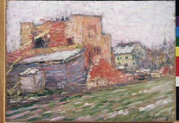 ""Katunäkymä"" Aleksei von Javlenskyn maalaus (Alexej von Jawlensky) (1864-1941) 1905 Alueellinen M. Vrubelin taidemuseo, Omsk
