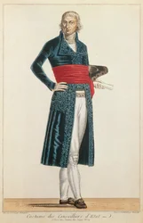 Valtioneuvoston virkapuku, n. 1804-1010 (värikaiverrus)