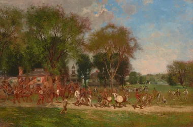 Heinäkuun neljännen päivän paraati 1886 (Öljy kankaalle)