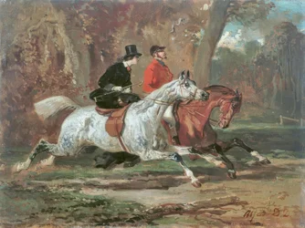 Cavalier ja amazone