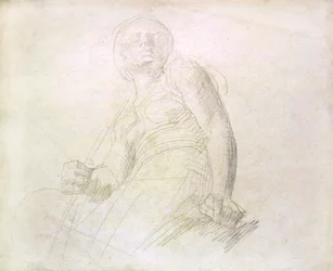 Hahmotutkimus, n. 1850 (kynä paperille)