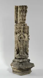 Yksi yhdeksästä maketista Sam Wilson Chimneypiecelle, n. 1908-1914 (kipsi ja sellakka)