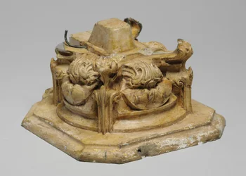Yksi yhdeksästä maketista Sam Wilson Chimneypiecelle, n. 1908-1914 (kipsi ja sellakka)