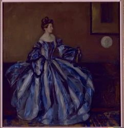 Nainen sisätiloissa, 1901