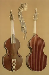 Joachim Tielken (1641-1719) viola da gamba eli bassogamba, Hampuri, 1701, teoksesta "Soittimet"